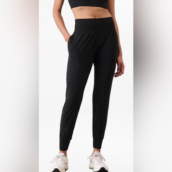 Athleta Black Salutation Jogger | Size Medium - Picture 1 of 14